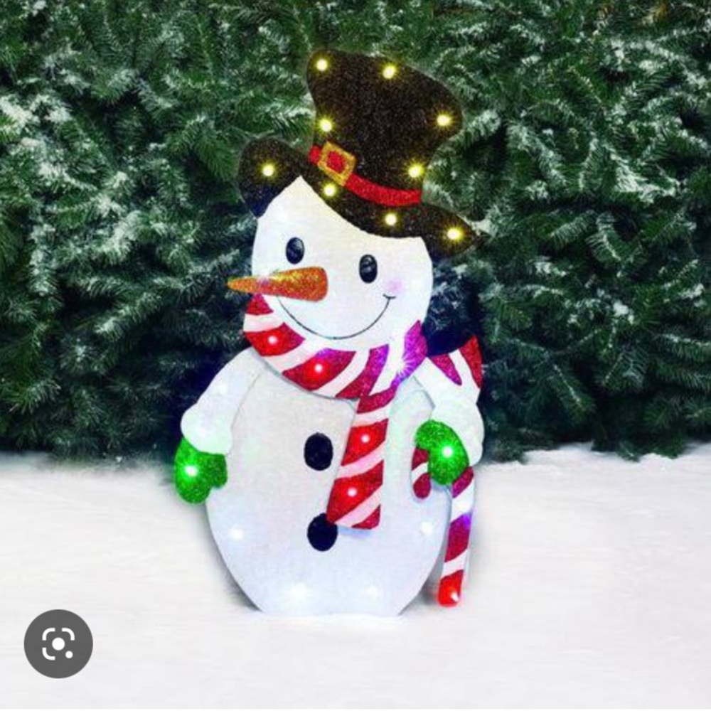 Light up Christmas snowman